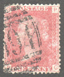 Great Britain Scott 33 Used Plate 174 - PG - Click Image to Close